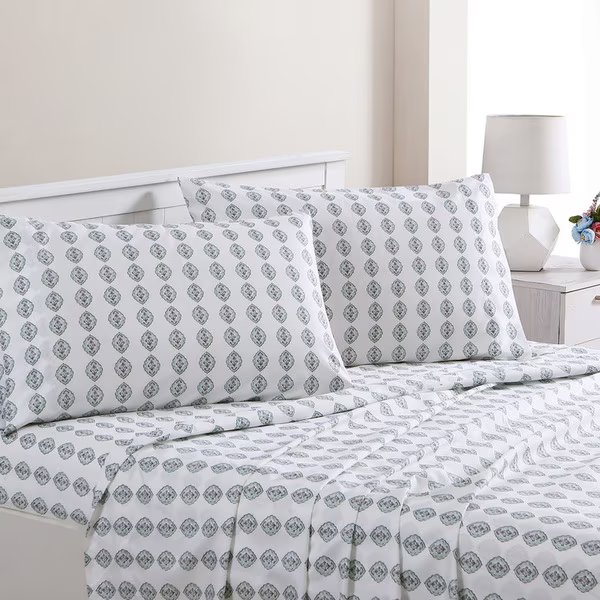 Modern Threads Printed 4-Piece Sheet Set Claire King, Modern Threads, Mfr#: 1PRTMFSE-CLA-KG